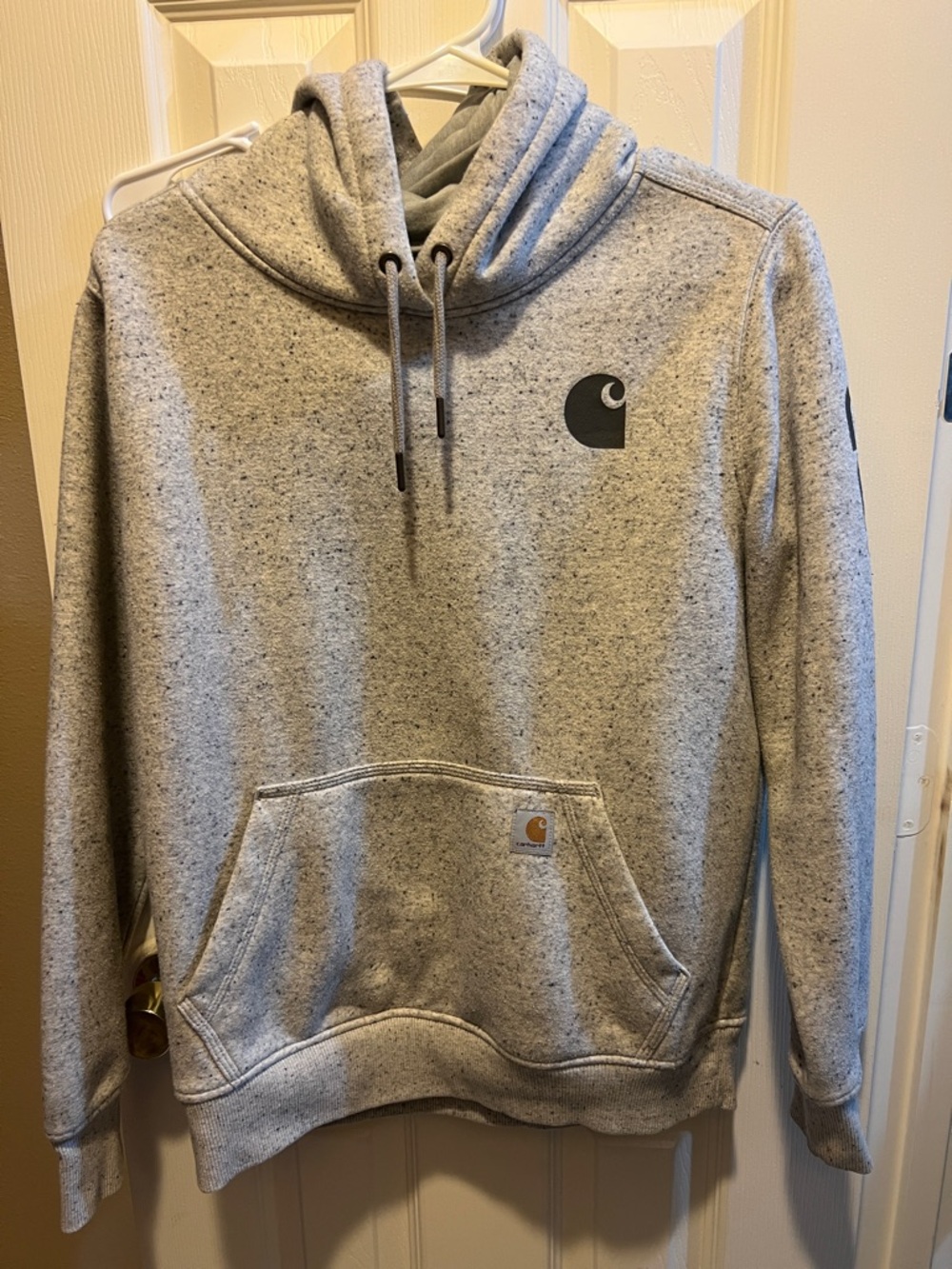 Carhartt Gray Marled Pullover Hooded Sweatshirt